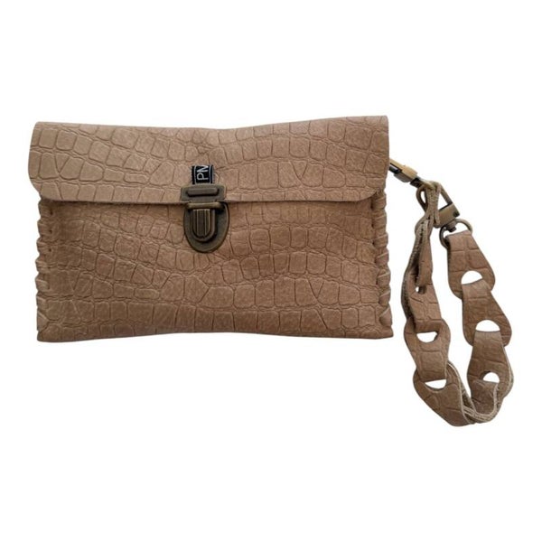 Clutch - Portemonnee - Beige - Mamba print -