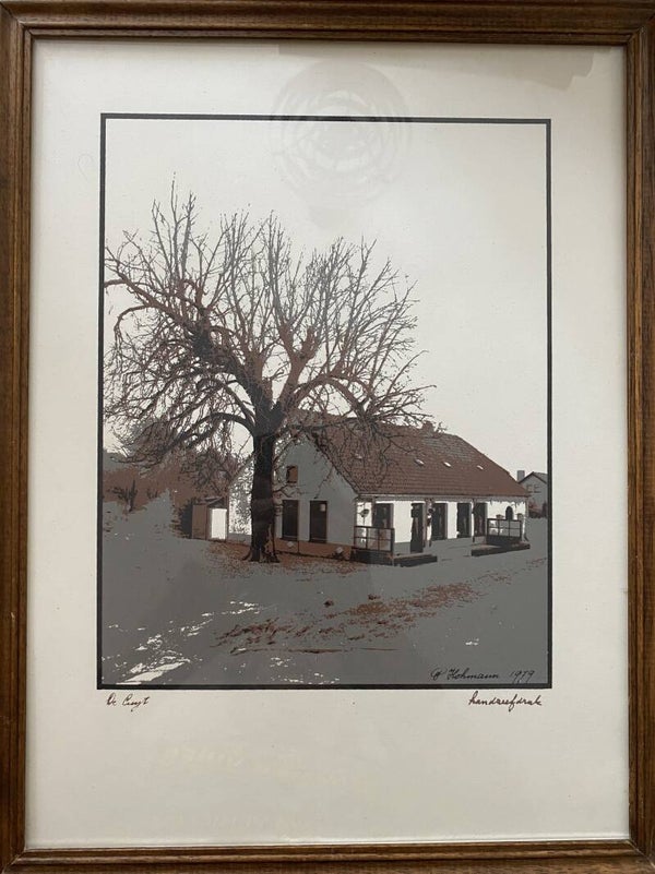 Handzeefdruk door Piet Lohmann