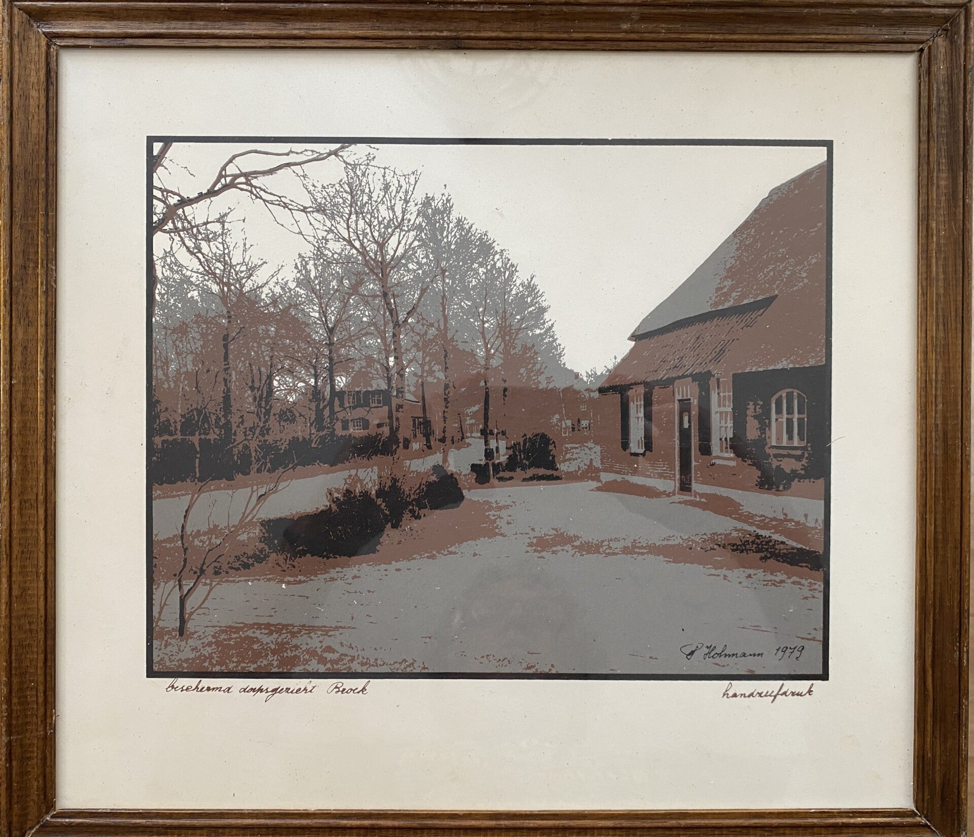 Handzeefdruk door Piet Hohmann