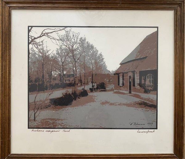 Handzeefdruk door Piet Hohmann