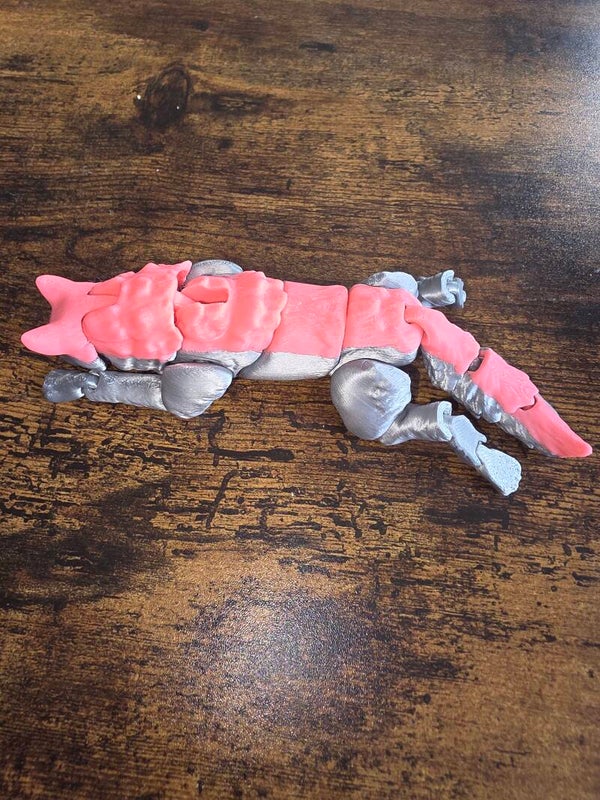 3D‑Printed Wolf - Single Colour