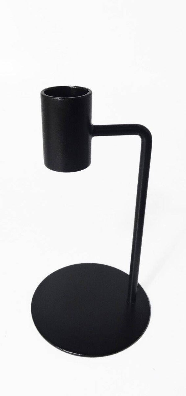 Kandelaar Curve Branded By 15 cm hoog | Zwart