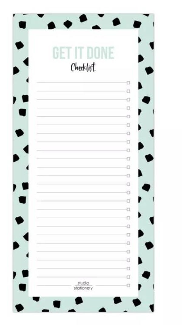Notitieblok Checklist Get it done | 9.8x21cm