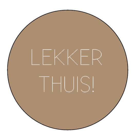 Forex Onderzetter 'Lekker Thuis' Khaki