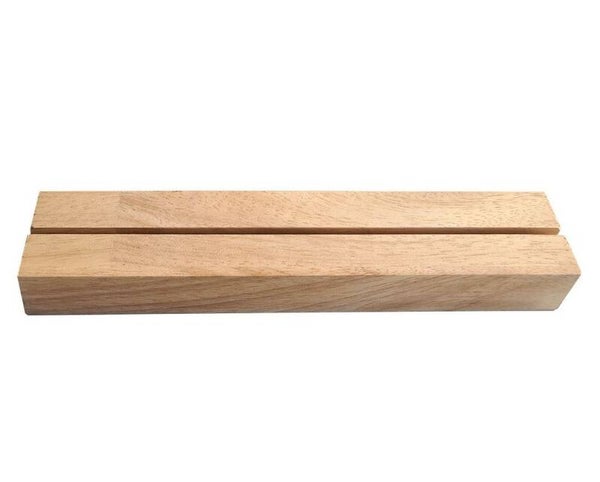 Eiken houten standaard voor Cirkel of huisje | 14 cm