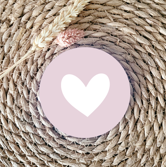 Onderzetter 'Geniet van elk moment' Licht Roze