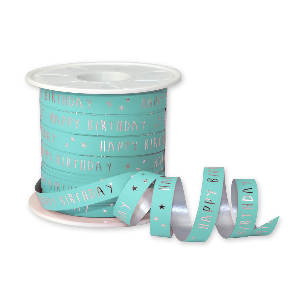 Kadolint 10mm Mint Groen 'Happy Birthday' | 5 meter
