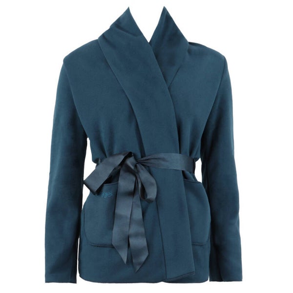Antigel Simply Perfect Badjas Blauw Fleece kort