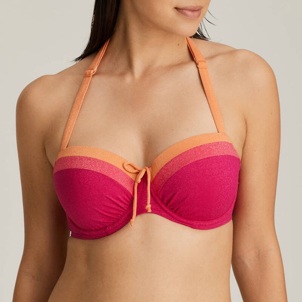 Voorgevormde Balconette Bikini Prima Donna Swim  Tanger Pink Sunset