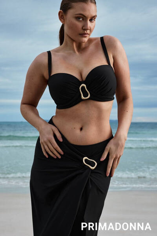Voorgevormde Strapless Bikini  Prima Donna  Swim Uvita Zwart