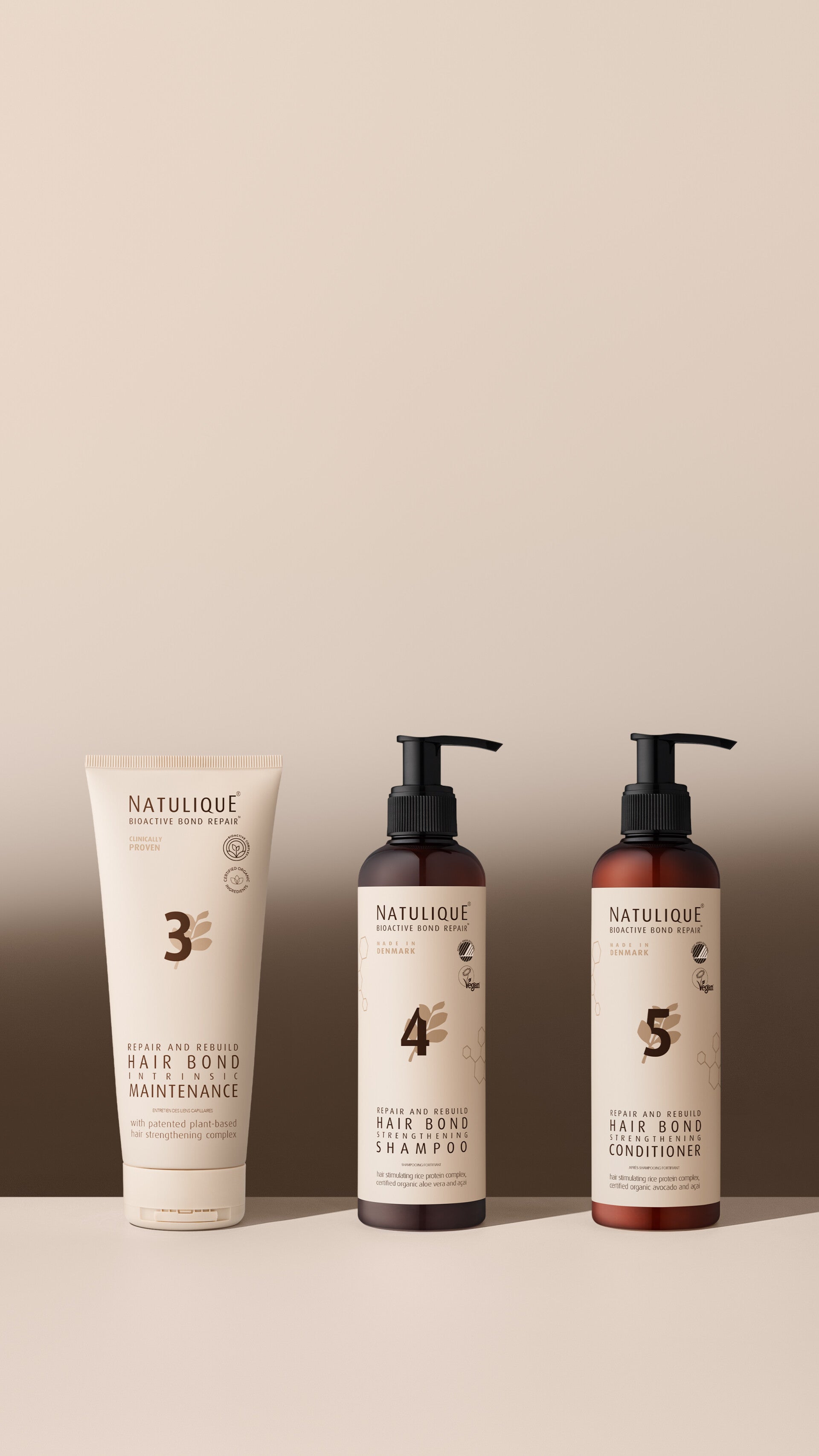 Bond repair set shampoo + conditioner + bond maintenance
