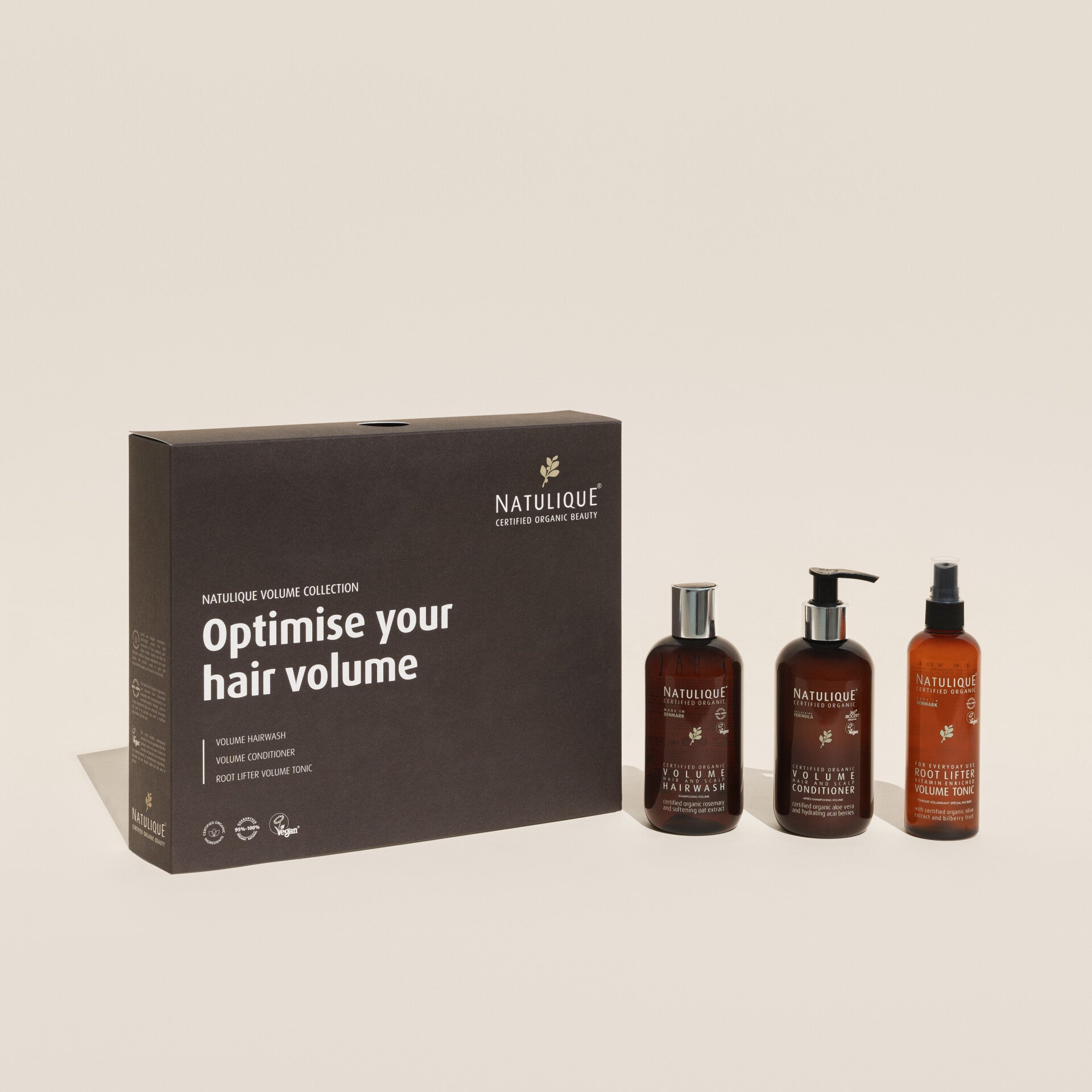 Volume set shampoo + conditioner + root lifter