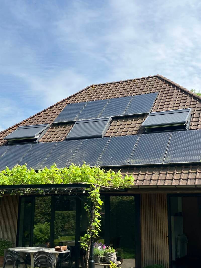 wist je dat velux nog open kan als rolluik toe is.