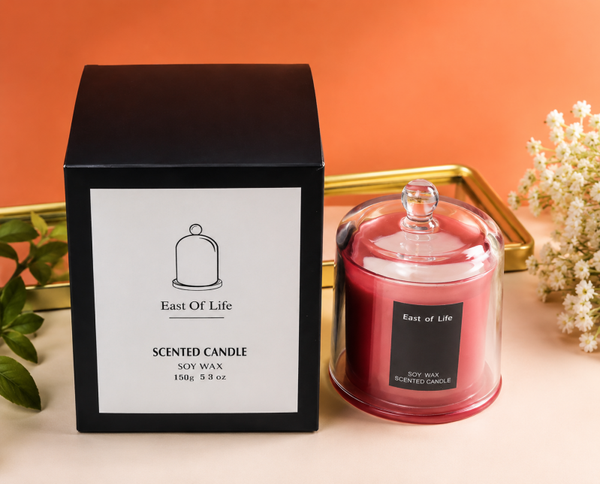Duftkerze, Aromatherapie Samt Ebenholz Rosé, 850g