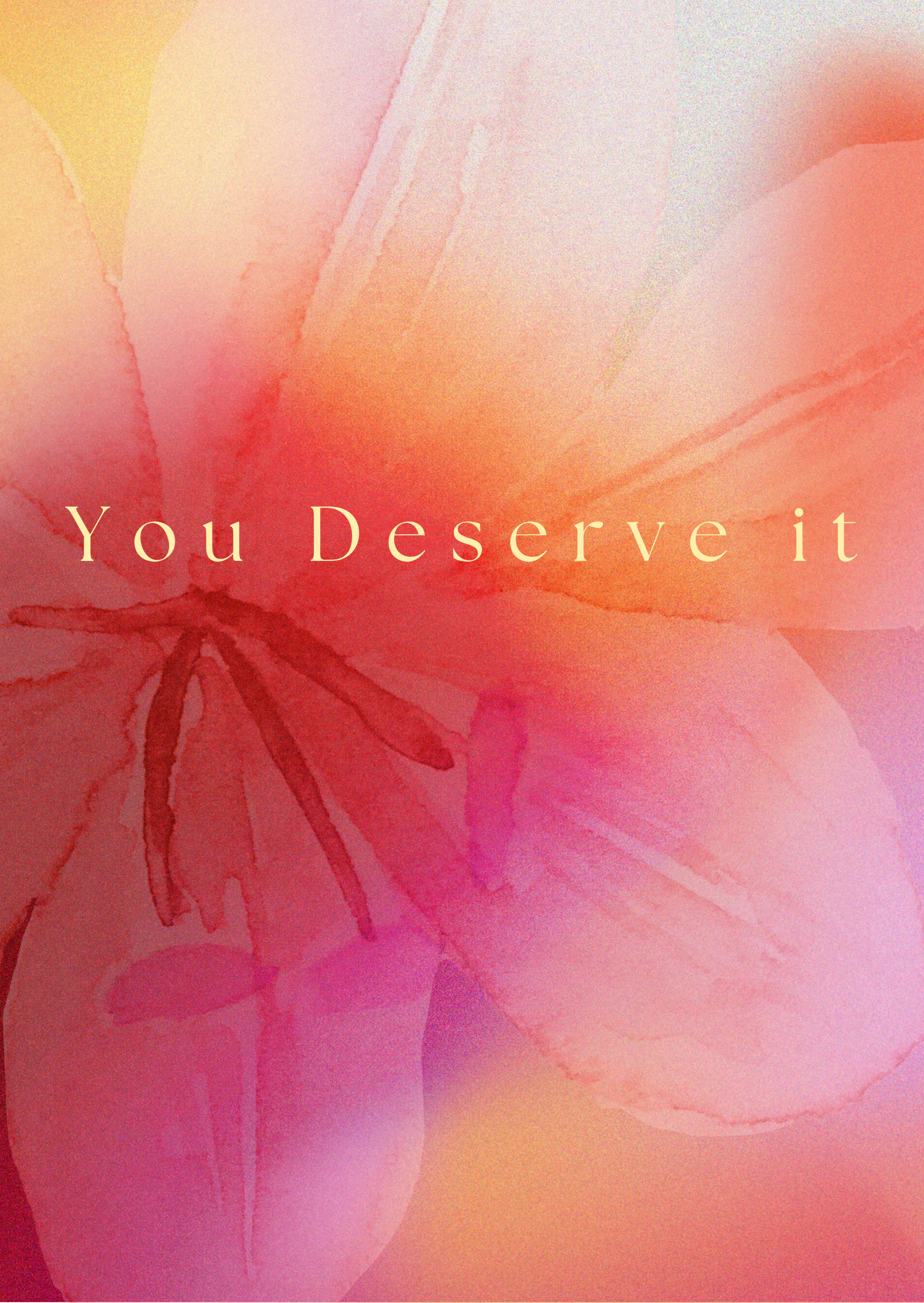 You Deserve it - Card