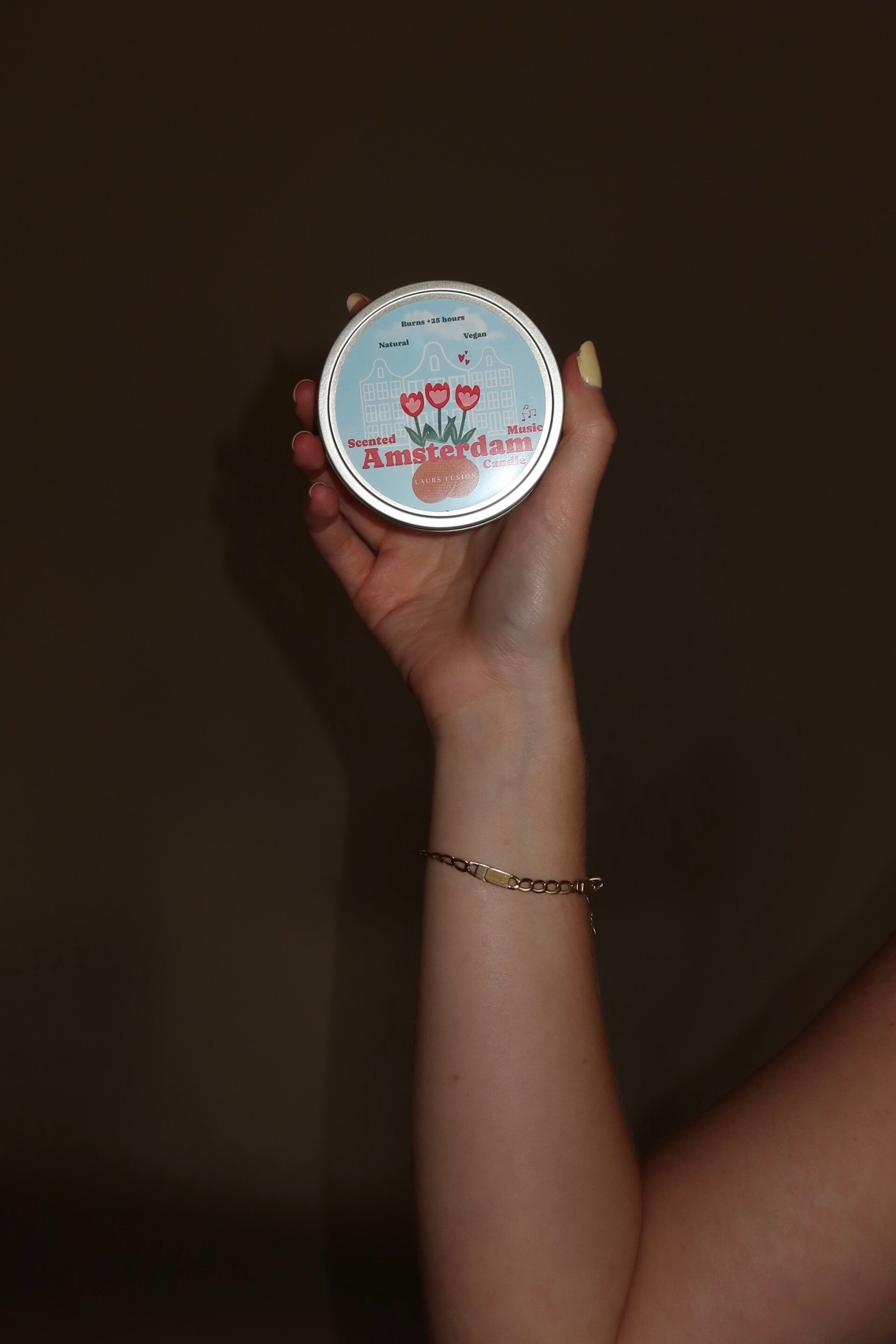 Scented Music Candle - Amsterdam