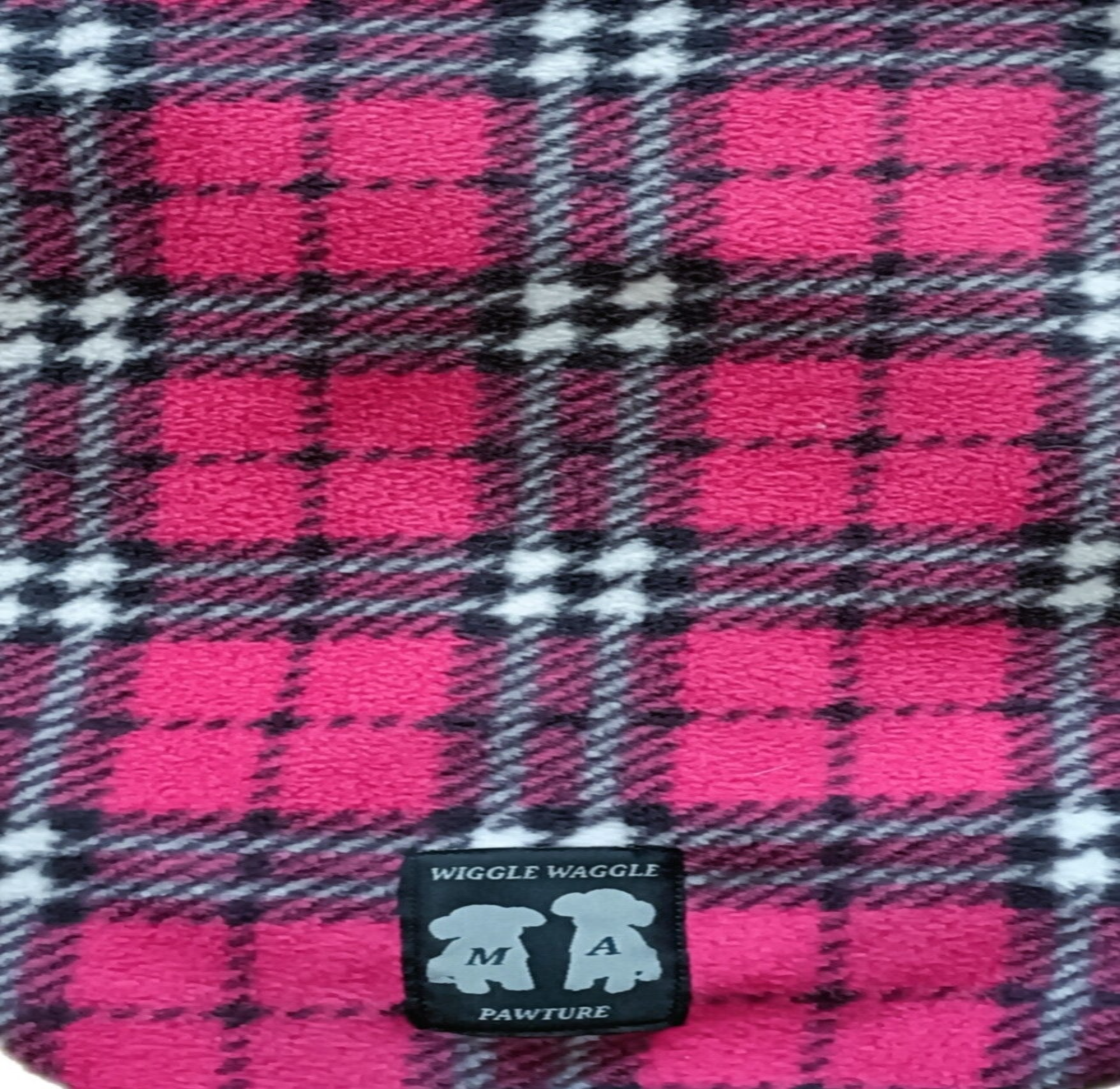 Tartan Polar Fleece Dog Jumper