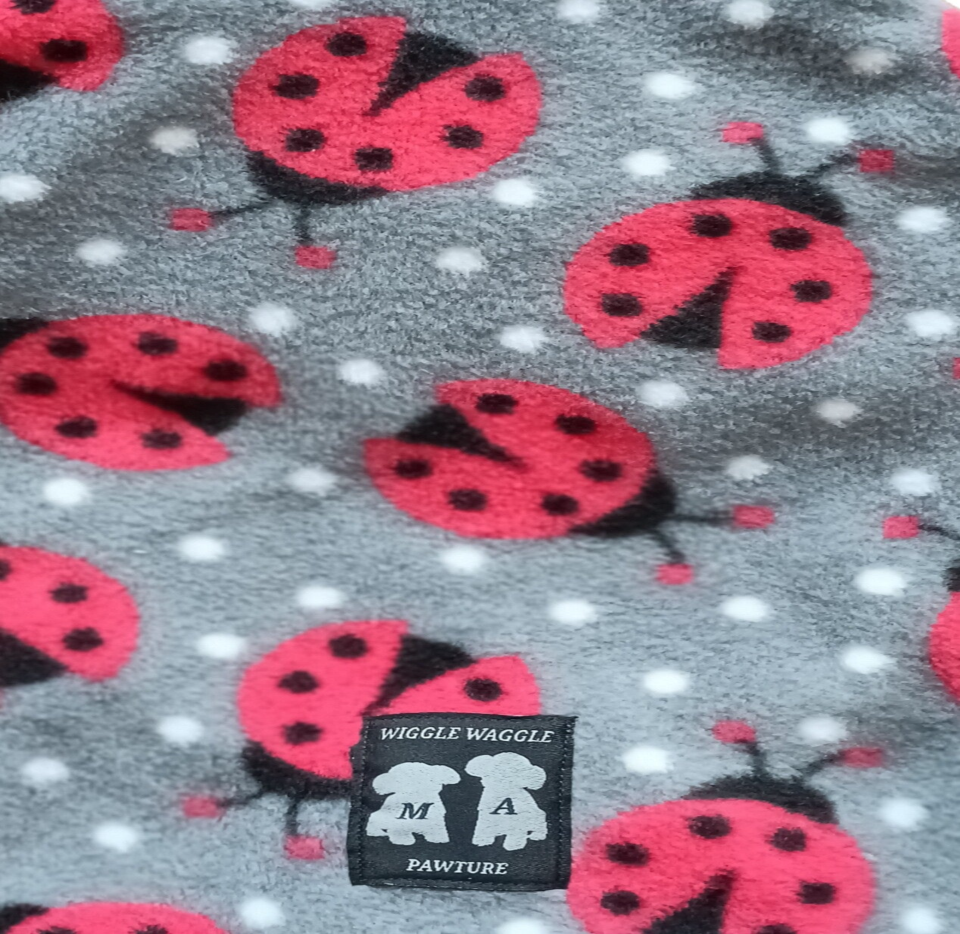 Ladybird Polar Fleece Reversible Dog Coat