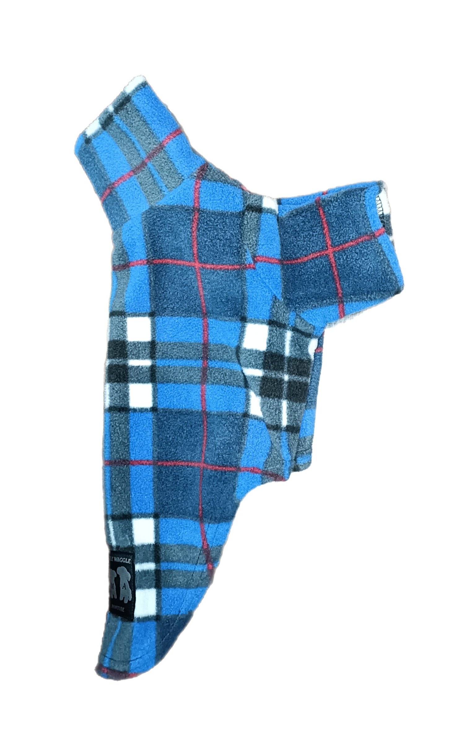 Dachshund Tartan Polar Fleece Jumper