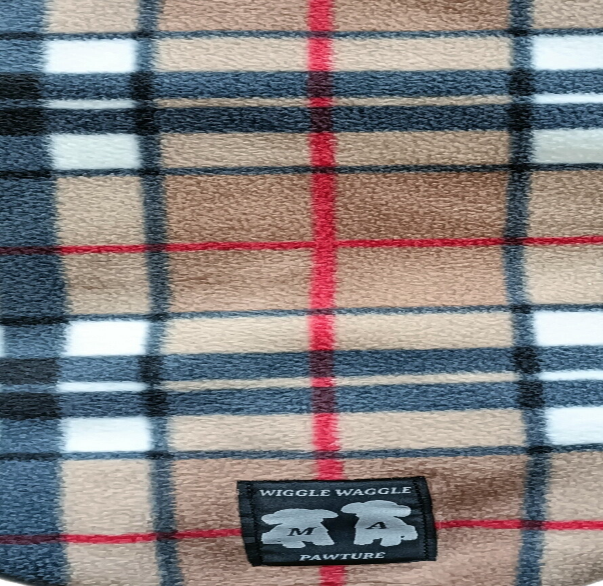 Tartan Polar Fleece Dog Jumper
