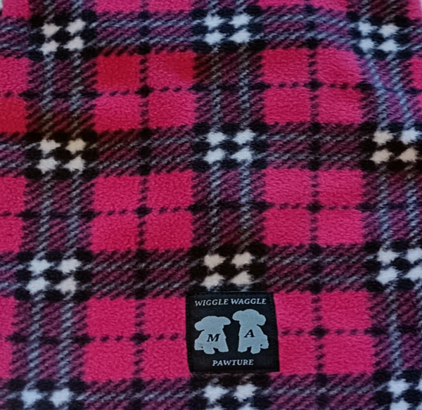 Tartan Polar Fleece Dog Suit