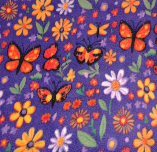 Flowers & Butterflies Polar Fleece Dog Jumper