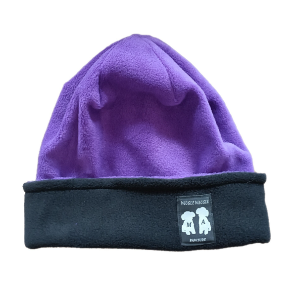 Pawrents Plain Polar Fleece Reversible Hat