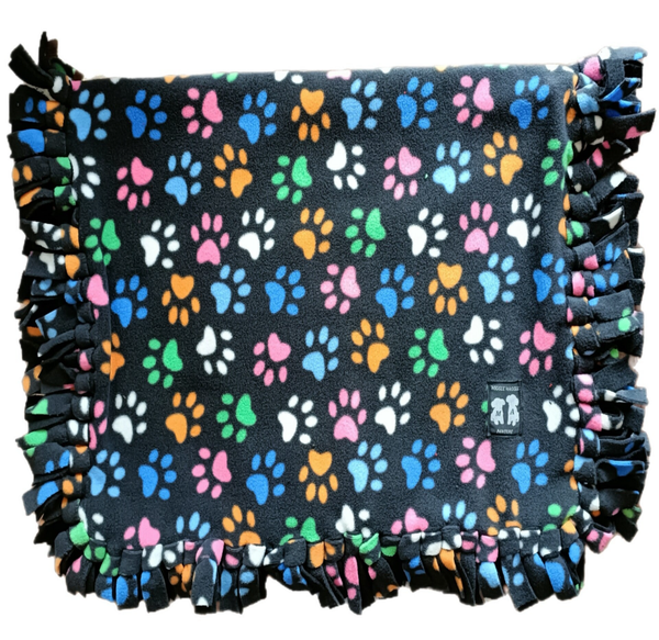 Polar Fleece Tie Edge Reversible Blanket