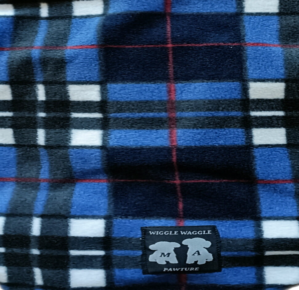 Tartan Polar Fleece Dog Jumper