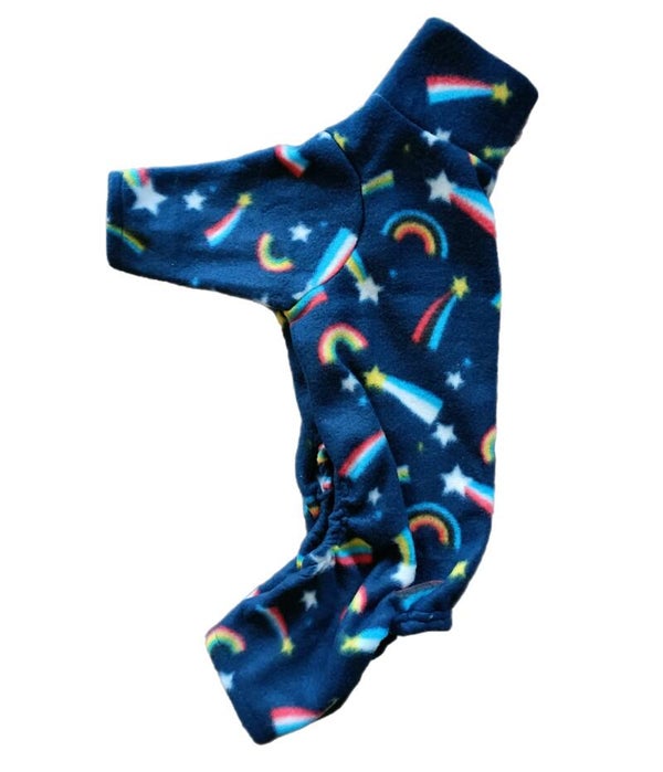 Rainbow Polar Fleece Dog Suit