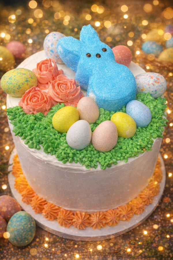 Double‑Layer Easter Celebration Cake