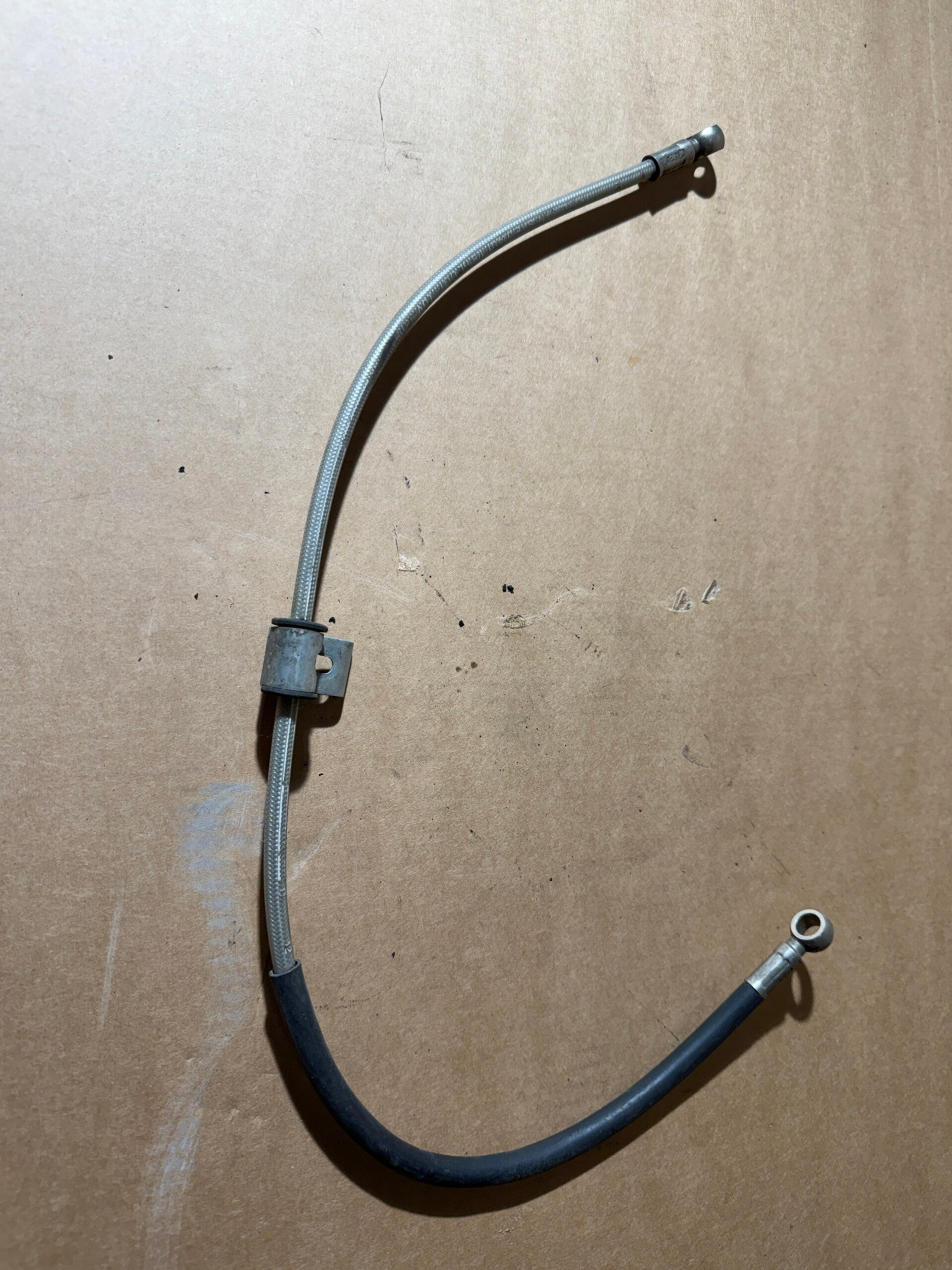 Yamaha XT 125 R Malaguti XT Bremse Brake Bremsschlauch Bremsleitung Stahlflex Schlachtfest Mopsfrikadelle