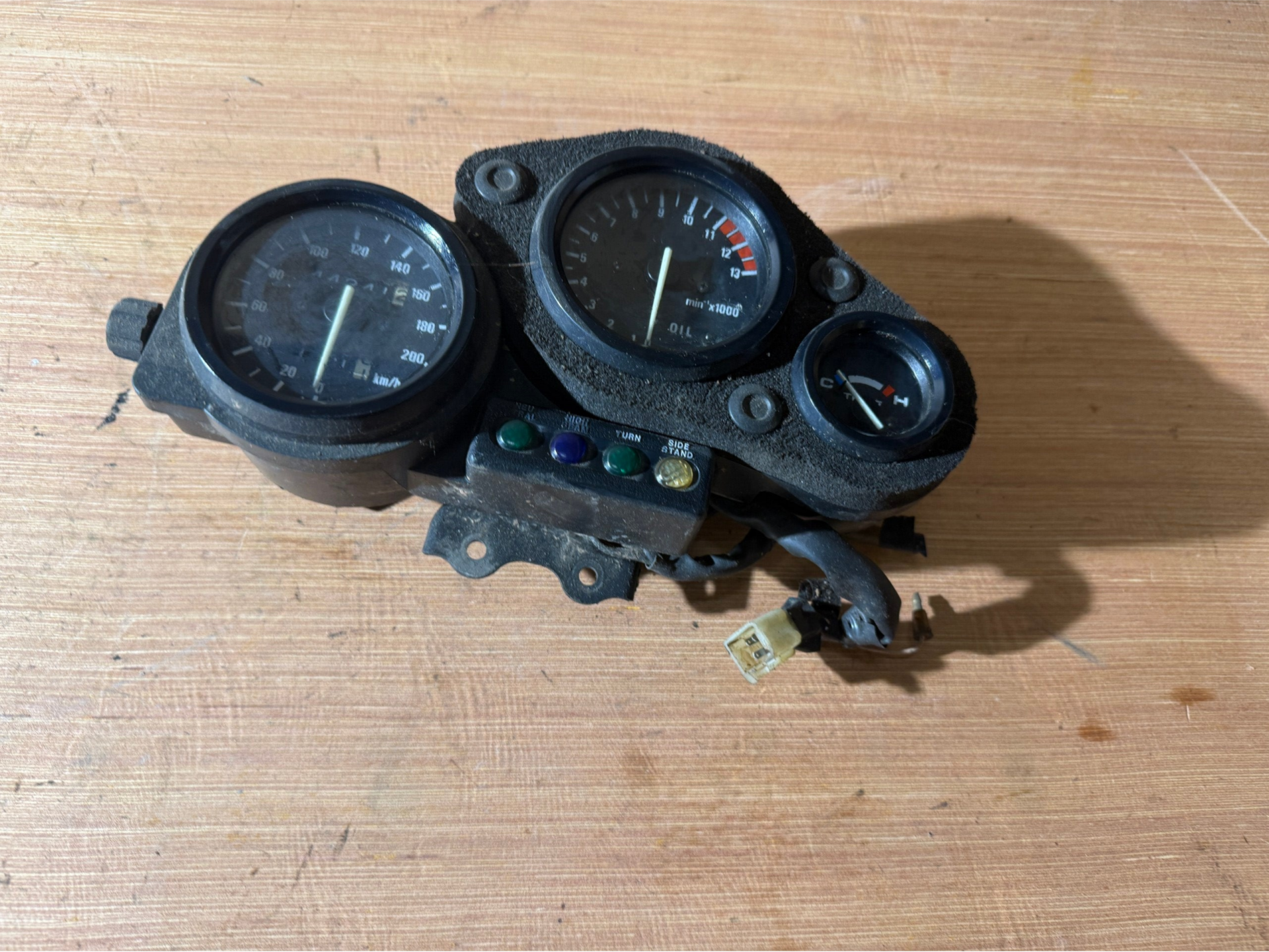 Honda NSR 125 JC 22 Tacho Drehzahlmesser DZM Cockpit Temperaturanzeige Kabelbaum Teile Mopsfrikadelle