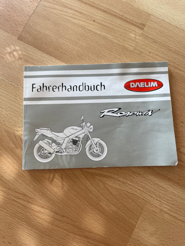 Fahrerhandbuch Daelim Roadwin Broschüre Buch Heft Literatur Bedienungsanleitung