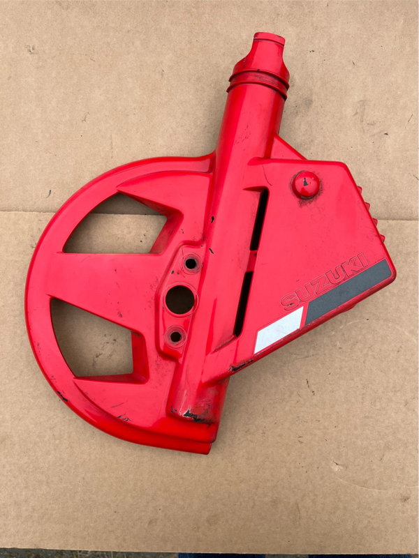 Suzuki DR 650 RS SP42B Verkleidung Bremse Bremsscheibe Gabel Gabelverkleidung Mopsfrikadelle
