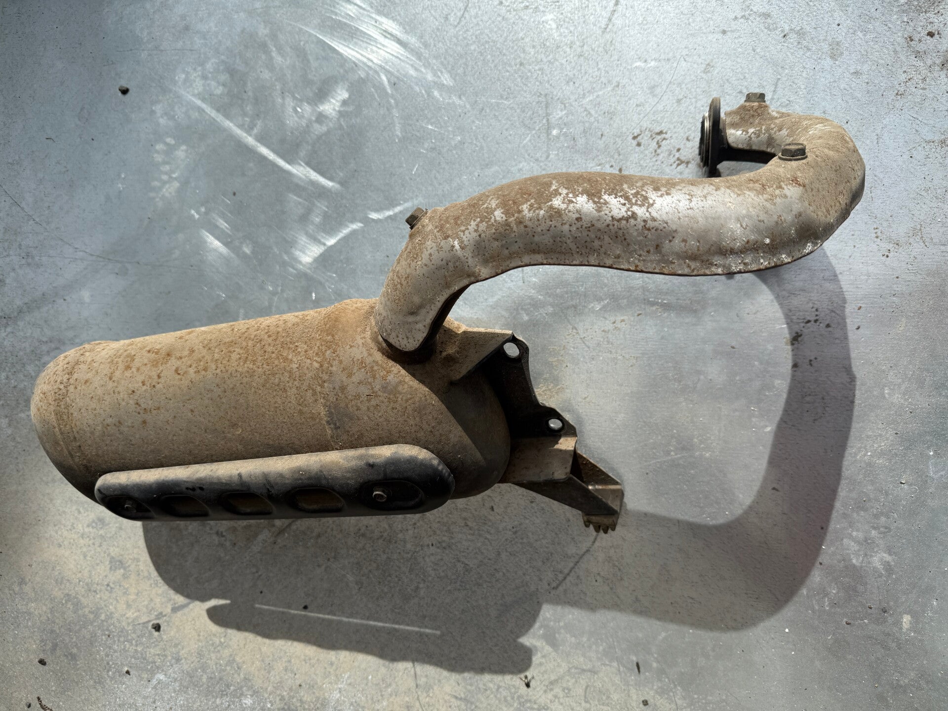 Honda SRX Shadow Auspuff Exhaust Endschalldämpfer Schalldämpfer Muffler Teile Mopsfrikadelle