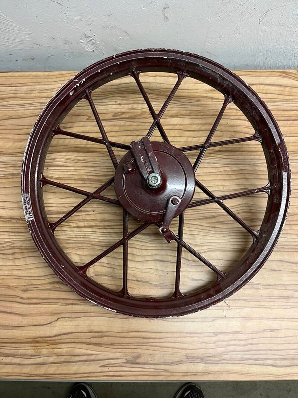 Zündapp ZD Felge TYP B 1,6x17  Rad Vorderrad Bremse Rim  Teile Schlachtfest Mopsfrikadelle