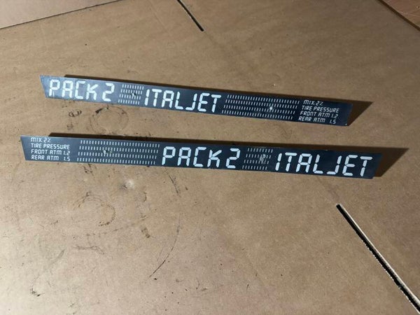 Italjet Pack 2 Logo Emblem Verkleidung Zierleiste Teile Mopsfrikadelle