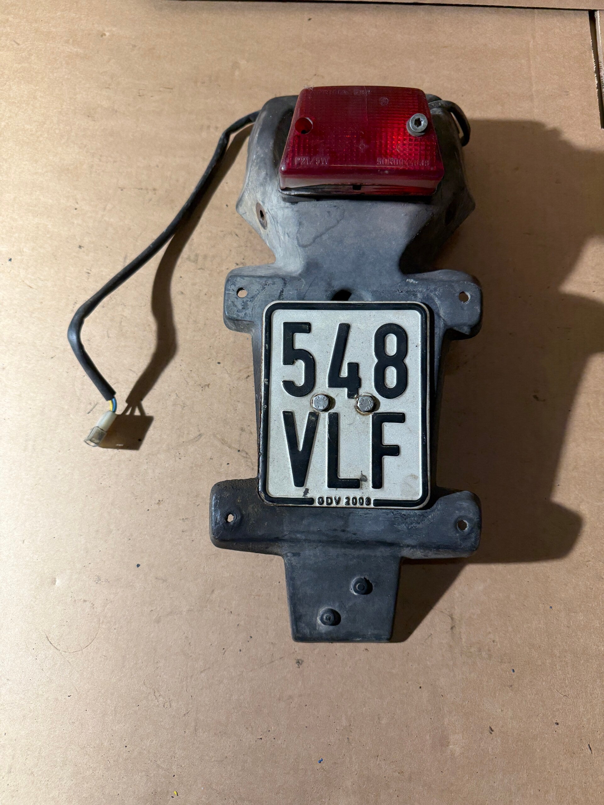 Aprilia Tuareg 50 Rally Fender Heck Kotflügel Spritzschutz Rückleuchte Rücklicht Blende Verkleidung Teile Mopsfrikadelle Nummernschildhalter