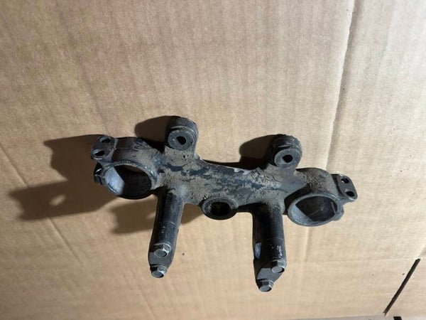 Suzuki DR 350 SK42B Gabelbrücke Gabel Gabelbrücke Gabeljoch Steuerkopf Teile Mopsfrikadelle