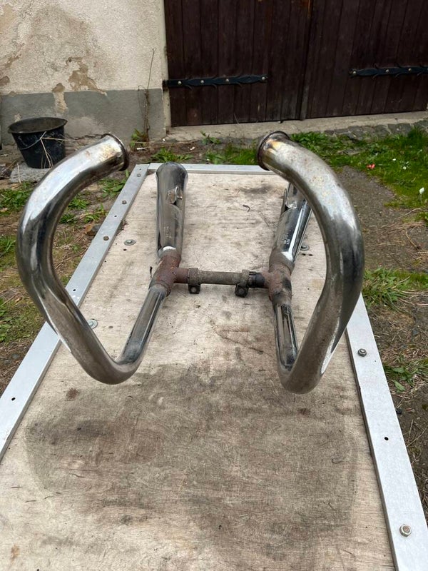 Kawasaki KZ 440 Auspuff Exhaust Muffler Endtopf Krümmer Sankei 2054 Mopsfrikadelle
