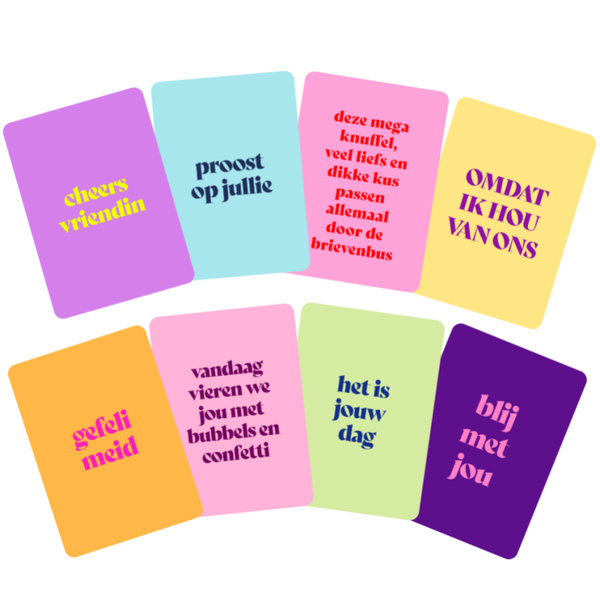 Kaartenbox - Leven vieren