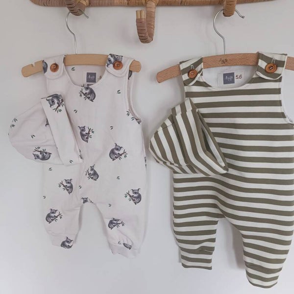 Babypakje met muts of haarband