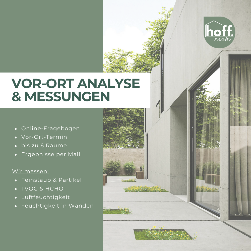 RAUMMESSUNG & VOR-ORT-ANALYSE – Messbasierte Analyse des Wohn- und Schlafumfelds