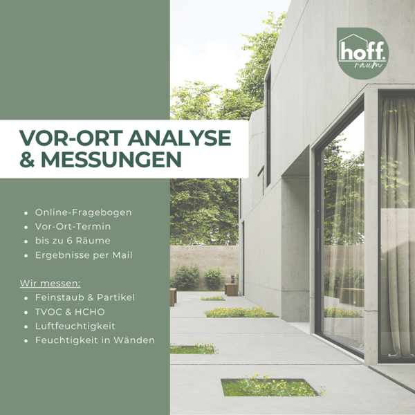 RAUMMESSUNG & VOR-ORT-ANALYSE – Messbasierte Analyse des Wohn- und Schlafumfelds