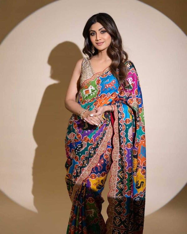 Patola Silk Sarees Bollywood Collections Festive