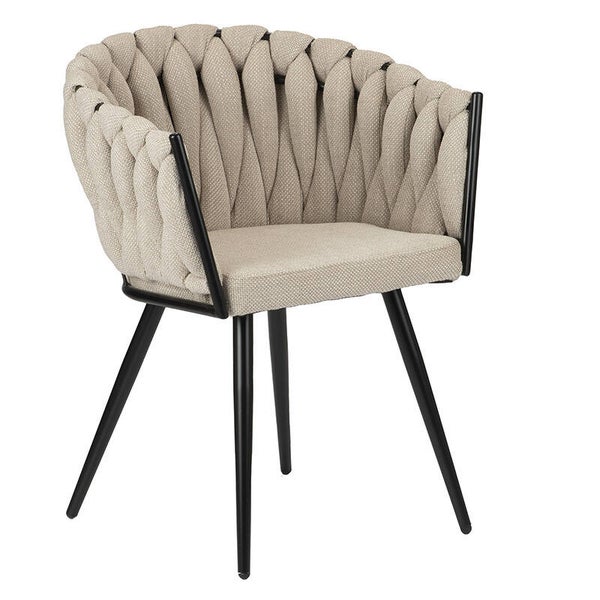 Pole to Pole Wave eetkamerstoel – Beige