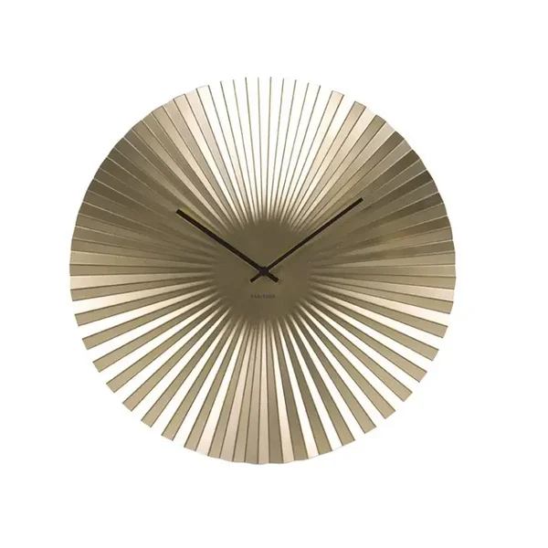 Wandklok Sensu XL goud Ø50 cm – Karlsson