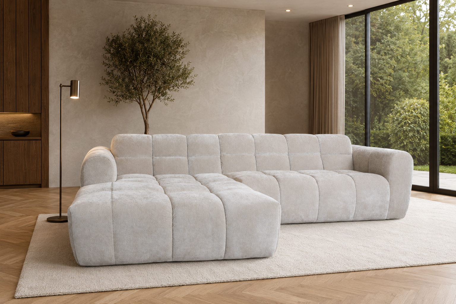 Hoekbank Emma La Vie 170 Beige – Links | Home67
