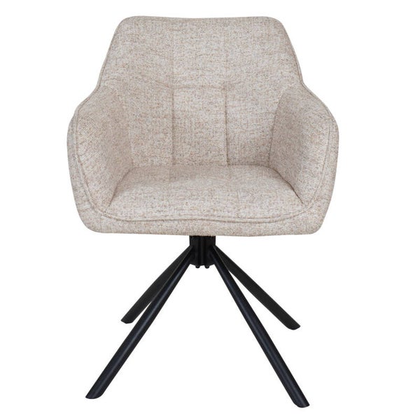 Chris draaibare eetkamerstoel – Beige 5 – Home67